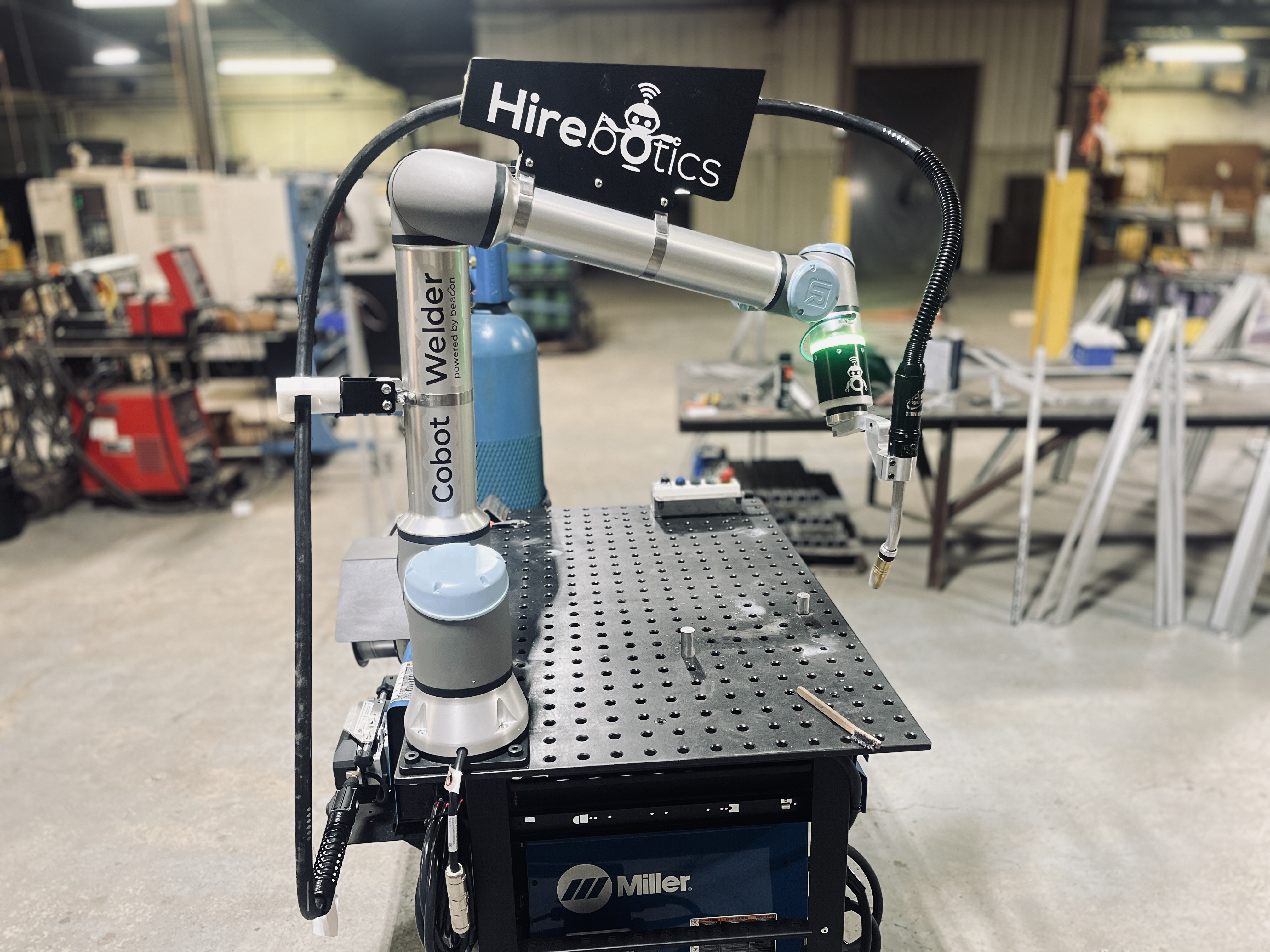 Hirebotics cobot welding system
